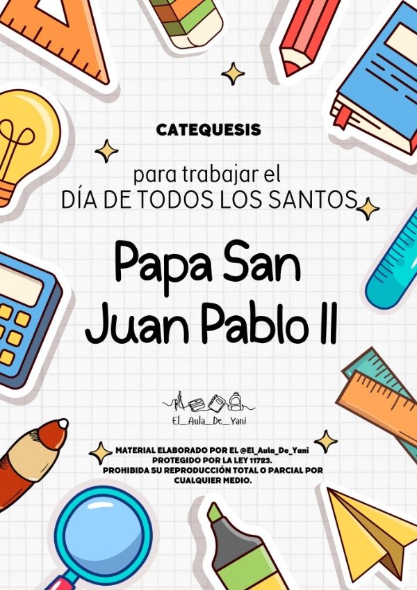 Producto - San Juan Pablo II - Día de todos los Santos