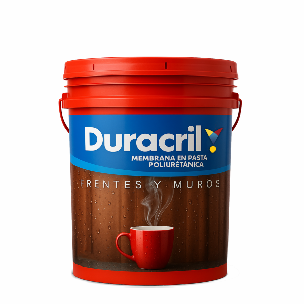 Producto - Membrana En Pasta Poliuretánica Frentes Y Muros Duracril 12 kg