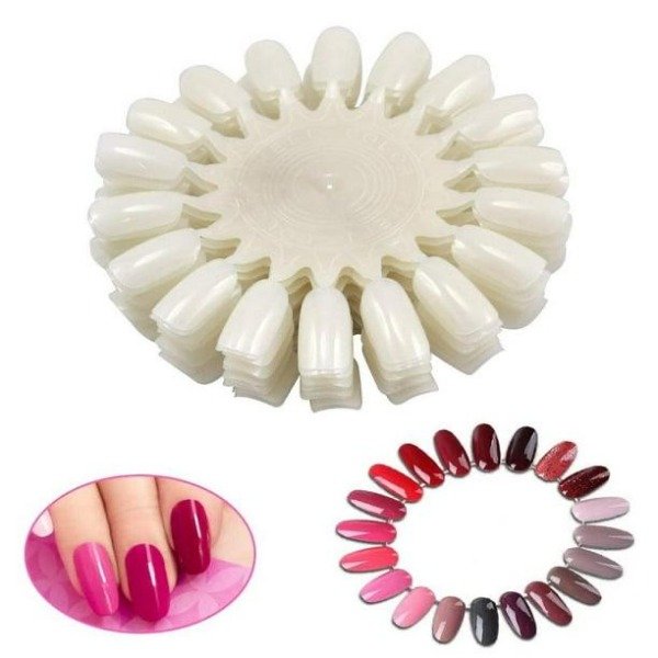 Producto - Muestrario redondo 18 uñas