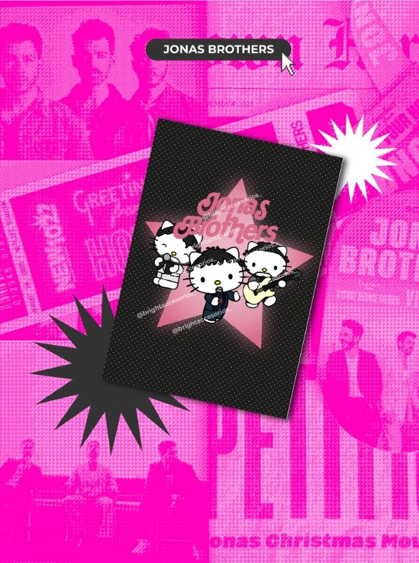 Producto - Poster Kittys Jonas Brothers - FANGIRLS