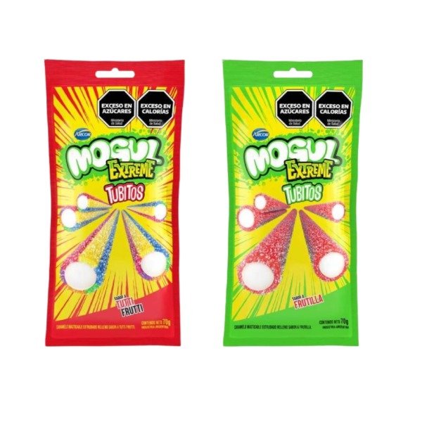 Producto - Mogul Extreme tubitos 70g