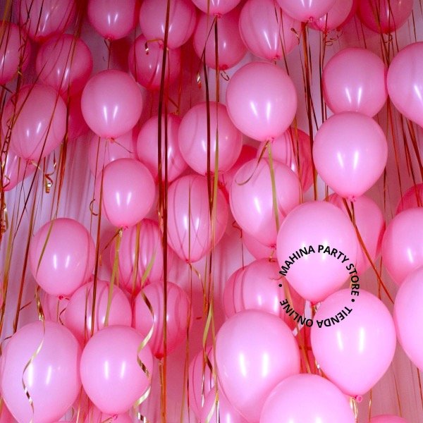 Producto - Globos de látex rosa standard 12" x 25