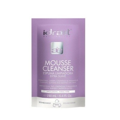 Producto - Mousse Cleanser Refill - Espuma Limpiadora Extra Suave 200ml - Idraet