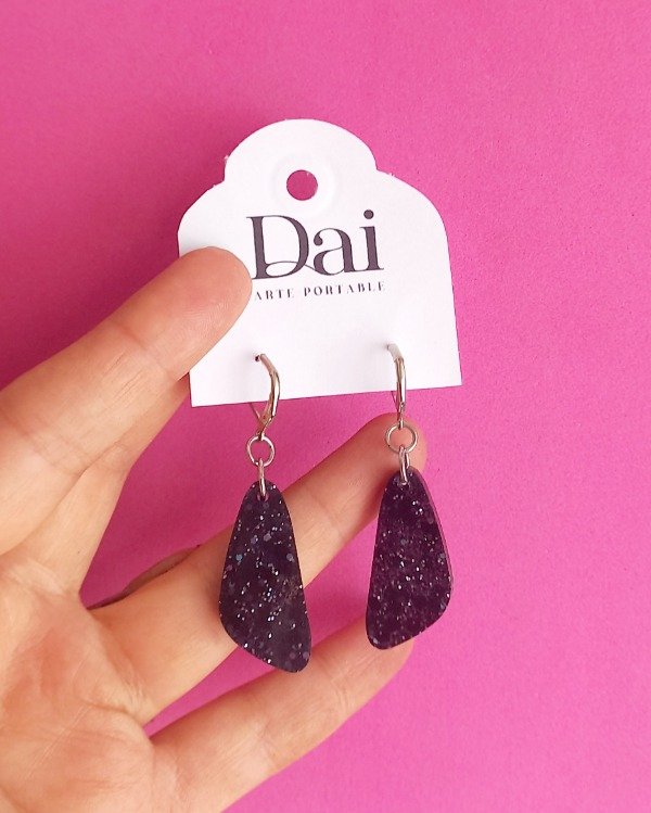 Producto - Aros Gema Negra