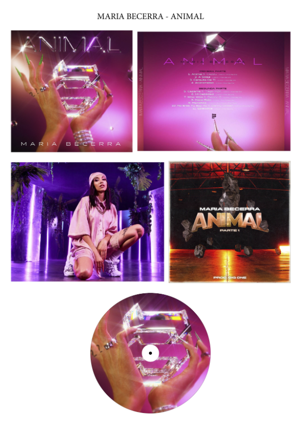Producto - Maria Becerra "Animal" CD Custom