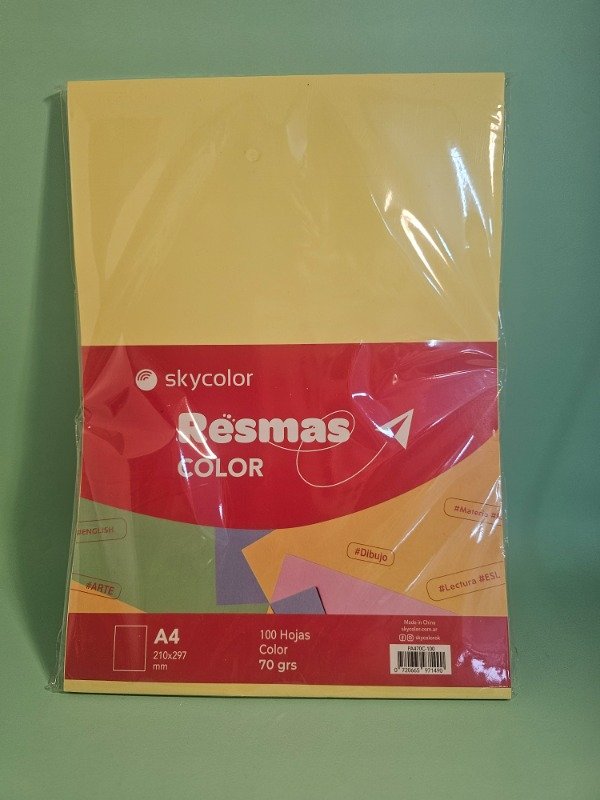 Producto - Resma A4 color