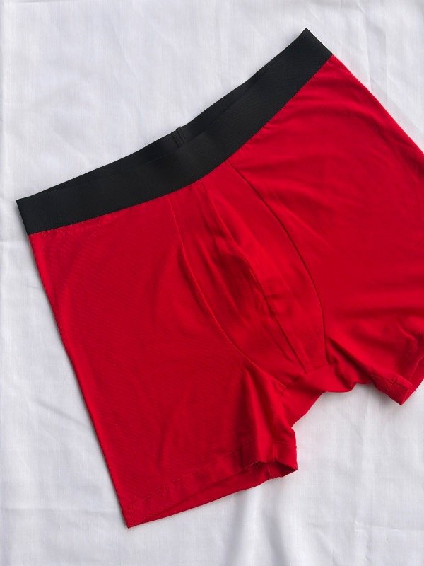 Producto - BOXER HOMBRE algodón rojo - 0