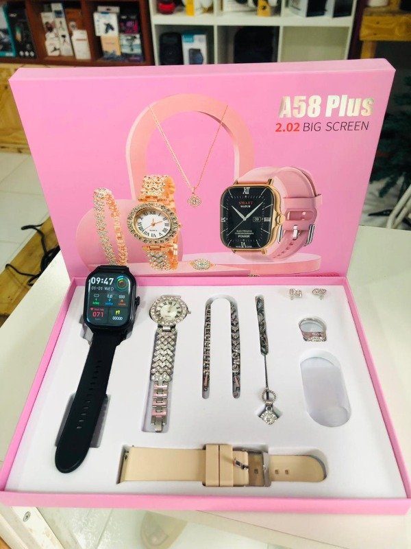 Producto - Reloj kit Smart watch A58 Plus Negro