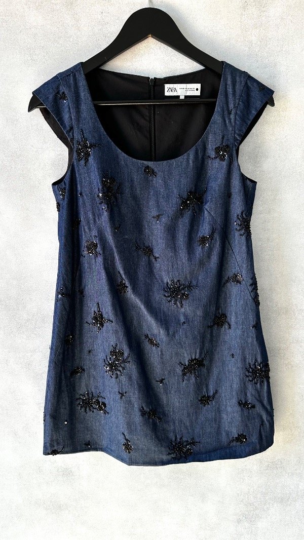 Producto - Vestido con pedrería Zara - 4