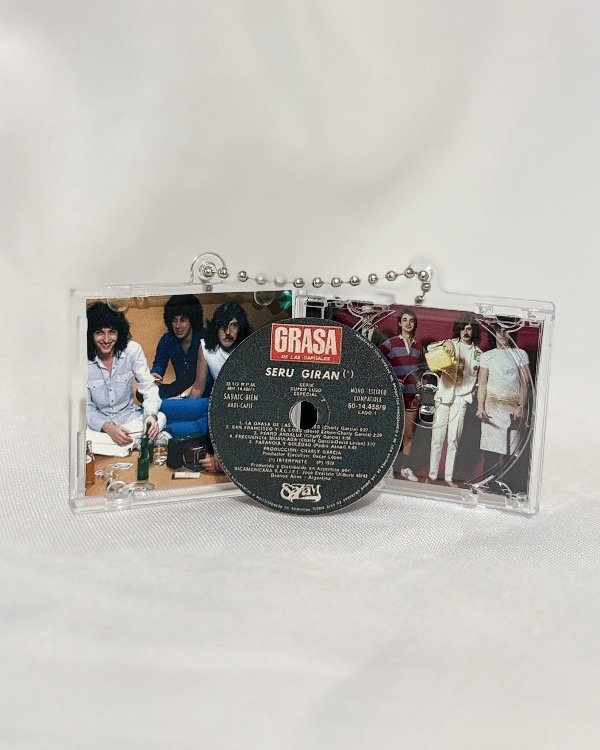 Producto - Llavero Mini Cd LA GRASA DE LAS CAPITALES Serú Giran  con NFC - Llaveros - 2