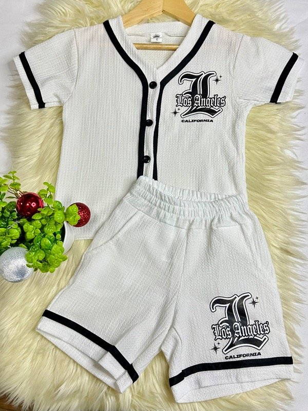 Producto - CONJUNTO SANTY BLANCO (CAMISA + BERMUDA)