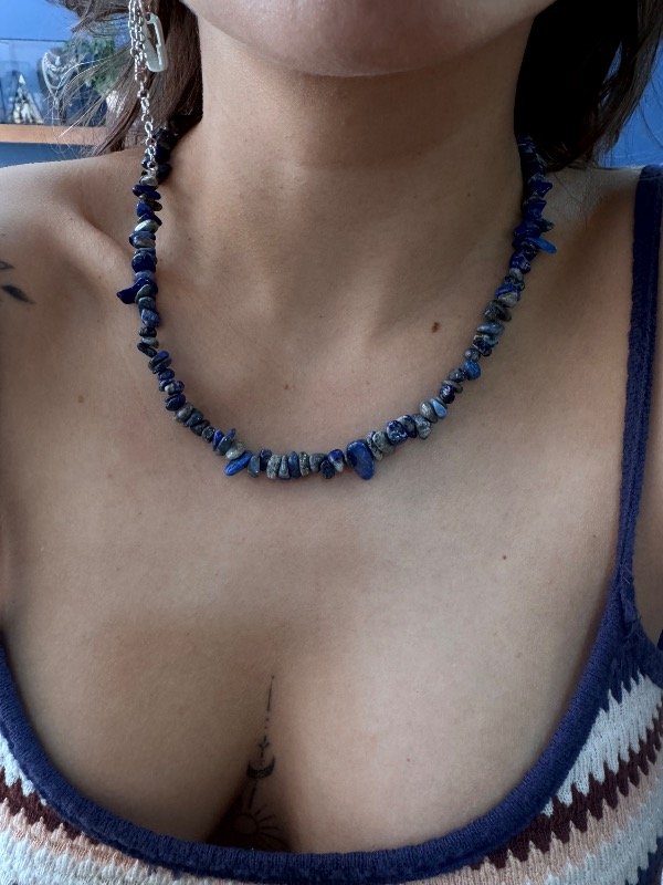 Producto - Collar silvestre Lapizlazuli