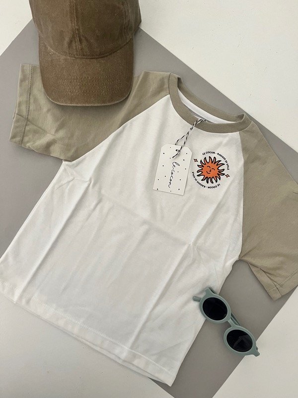 Producto - REMERA RENATO BLANCA Y BEIGE