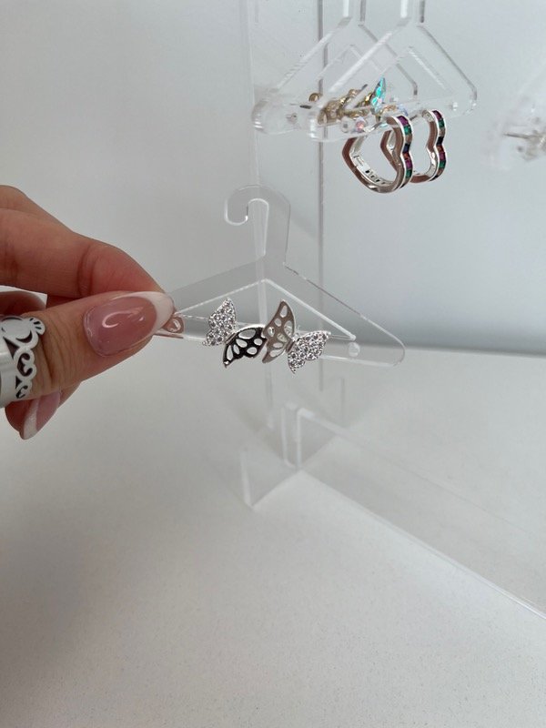 Producto - Aros mariposas brillantes