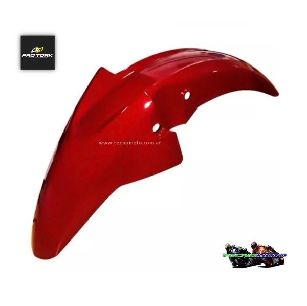 Producto - GUARDABARRO DELANTERO HONDA 150 TITAN 2016 -ROJO  [PROTORK] -48329