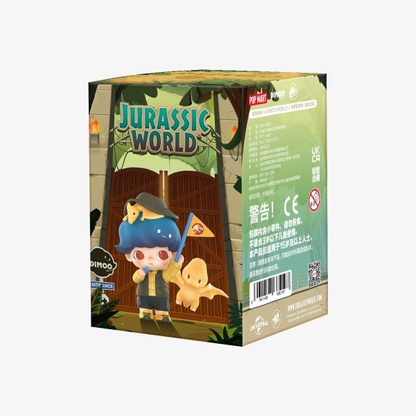 Producto - DIMOO Jurassic World Series Figures POP MART Caja Mystery Individual