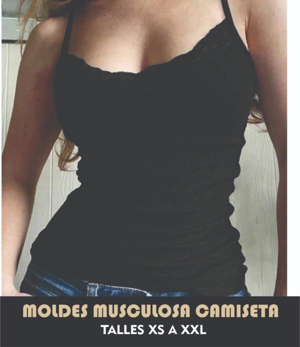 Producto - MOLDES MUSCULOSA CAMISETA