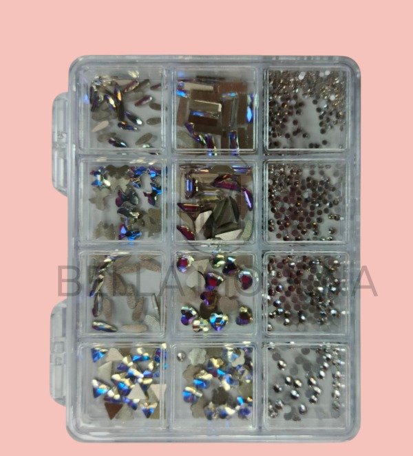 Producto - Strass en cajita x 12 surtido