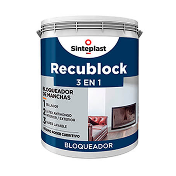 Producto - Recublock 3 en 1 Bloqueador de Manchas Sinteplast