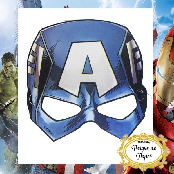 Producto - Antifaces Avengers (x10 u. surtido)