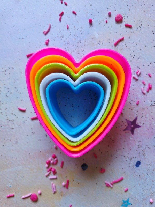 Producto - Cortante corazón  x 5