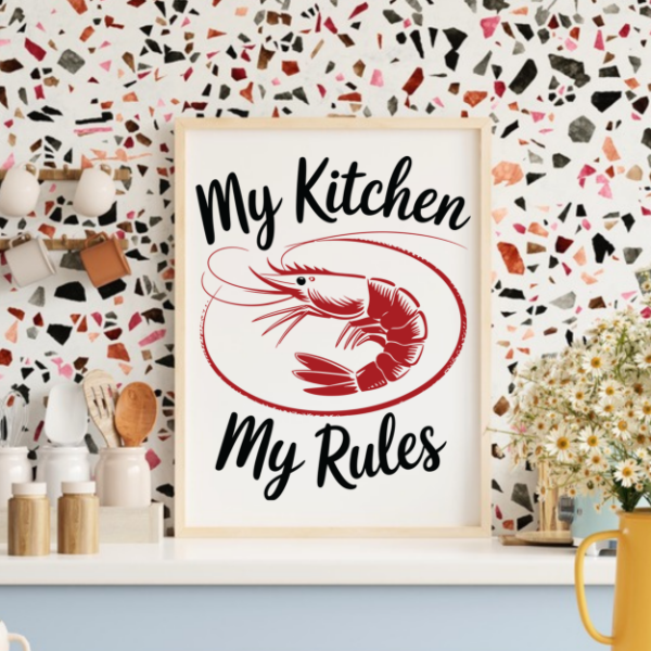 Producto - Set de 23 Laminas coloridas para cocina - Imágenes Imprimibles + PNG  - LAM21