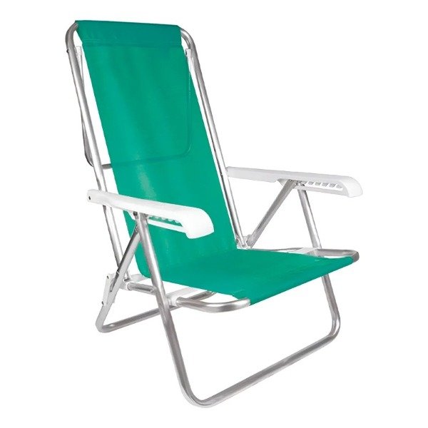 Producto - Reposera Sillón Playa Camping 8 Pos Aluminio Sannet Mor