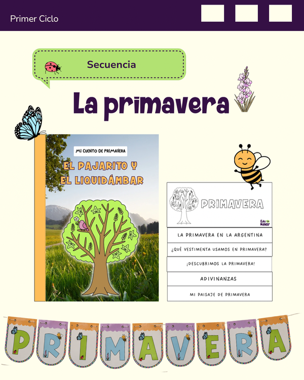 Producto - PACK DE RECURSOS: LA PRIMAVERA