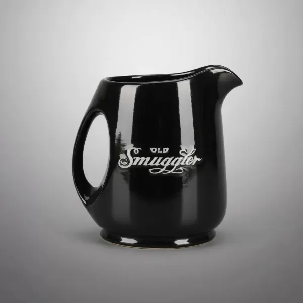 Producto - Jarra Old Smuggler Cerámica Negra Vintage 1970