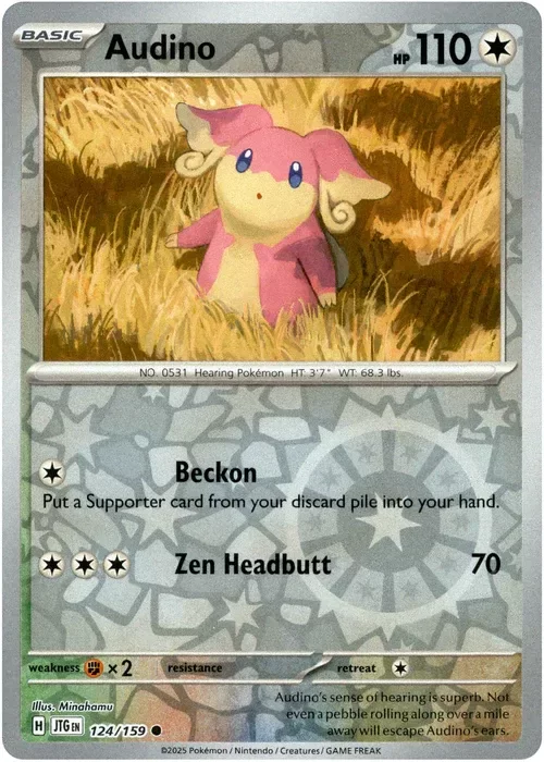 Producto - Audino - 124/159 - Journey Together - Reverse Holo