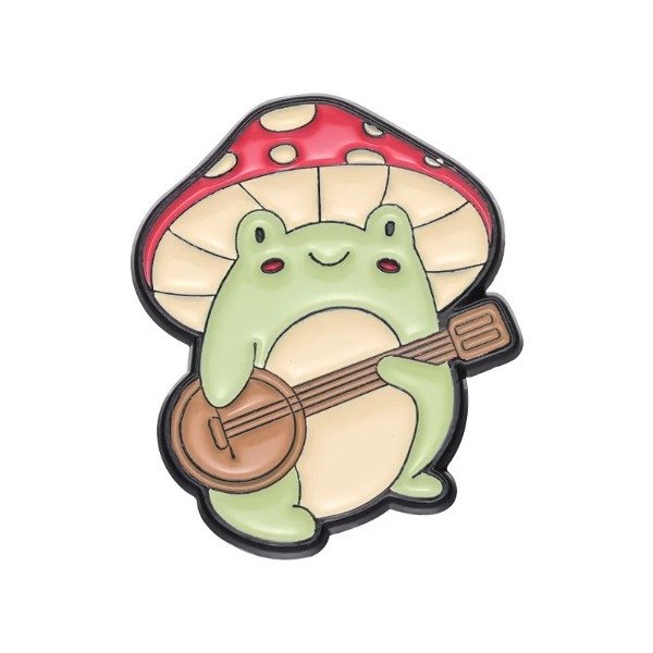 Producto - Pin Ranita Hongo banjo