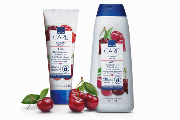 Producto - Kit CEREZA x 2: corporal 400ml + crema de manos - 2