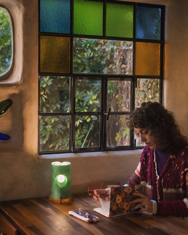 Producto - LUMINARIA KIRI TURQUESA