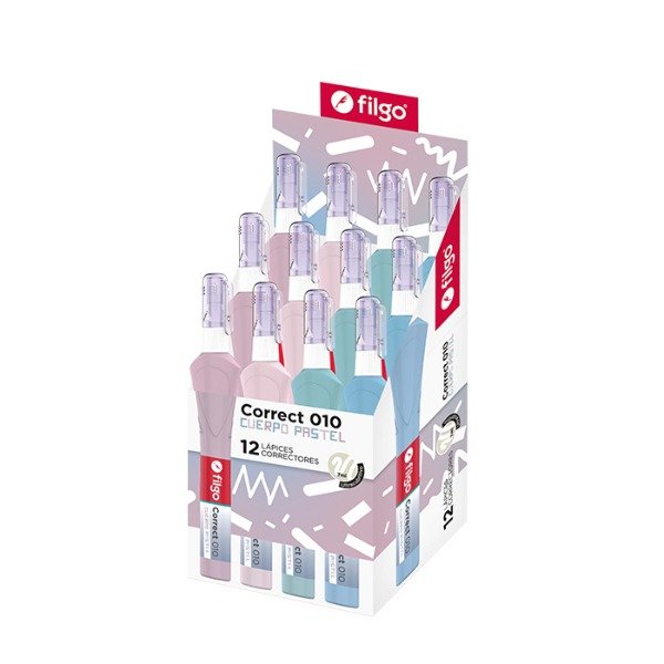 Producto - LAPIZ CORRECTOR 010 PASTEL FILGO X12PC