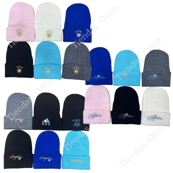 Producto - Gorros ARG bordados - Por mayor