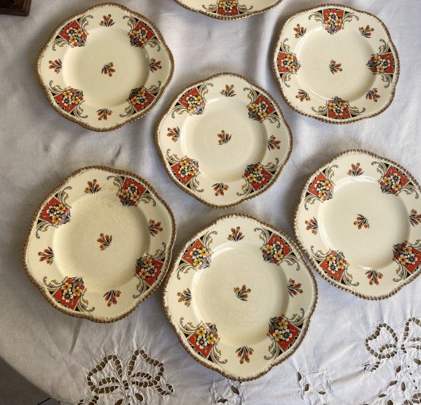 Producto - Juego De 6 Platos Playowoods Ivory Ware  (detalles)