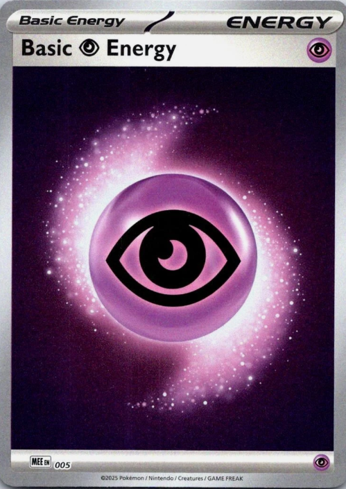 Producto - Mega Evolution: Energy - Basic Psychic Energy MEE005 Reverse Holofoil