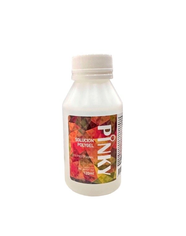 Producto - Solución de Polygel 120ml Pinky