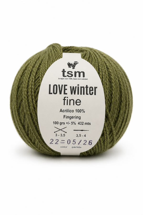 Producto - LOVE WINTER FINE - 22 VERDE OLIVA
