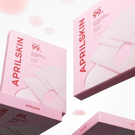 Producto - APRILSKIN TXA Niacinamide Collagen 99 Capsule Gel Mask (4ea)