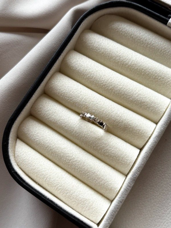 Producto - anillo media falange mini estrellas - 1
