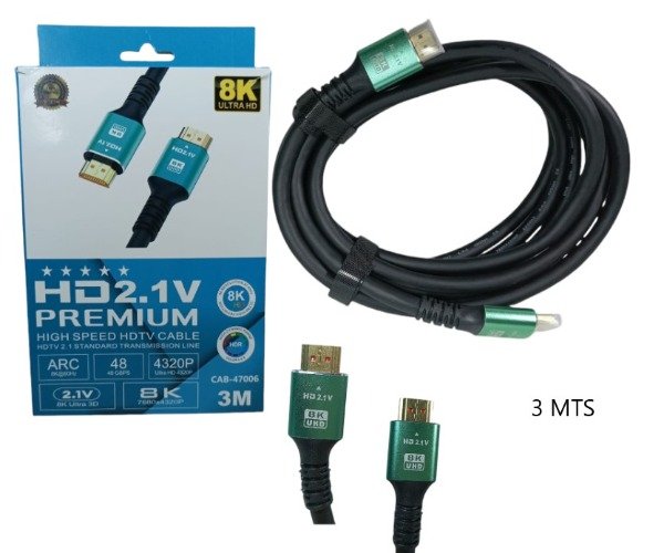 Producto - Cable HDMI 3 metros Premium 8k