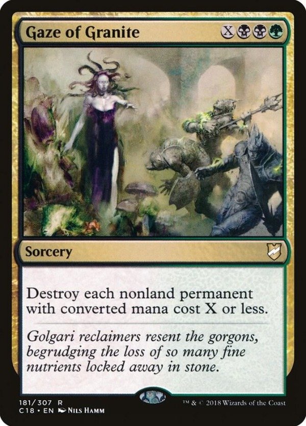 Producto - Gaze of Granite  Commander 2018