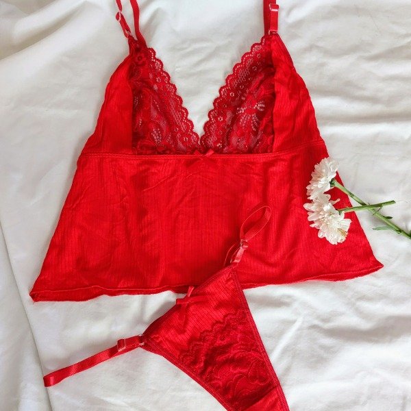 Producto - Pijama Camila Rojo