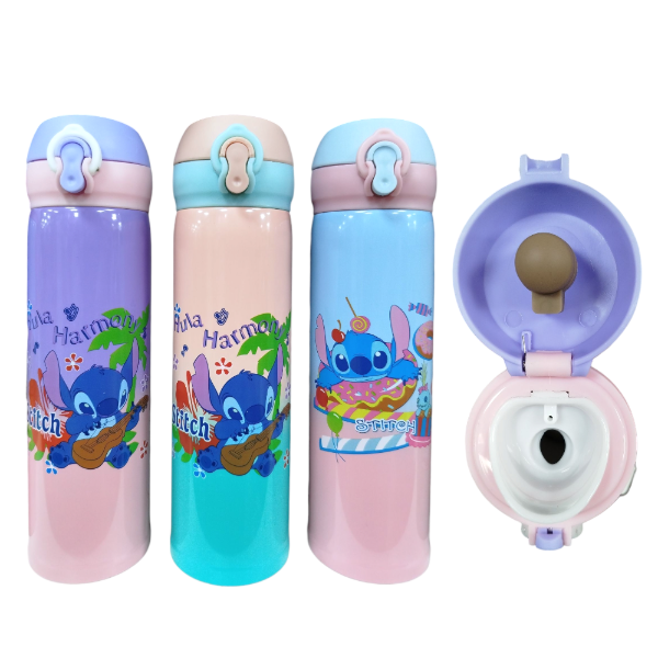 Producto - Botella Termica Acero Inoxidable 500ML Diseño Stitch 024H