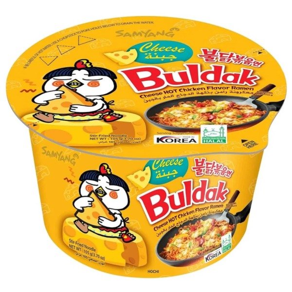 Producto - Ramen BULDAK CHEESE Hot Spicy Chicken Big Bowl (105g)