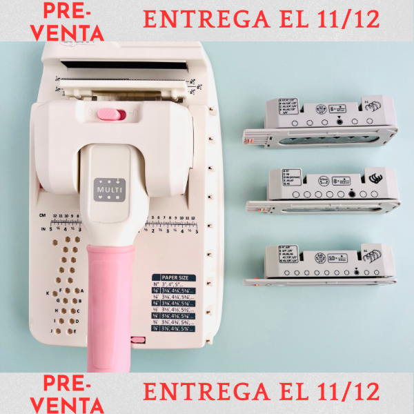 Producto - Encuadernadora 4 En 1 Ibi Craft Con Matrices Intercambiables Paso 2:1