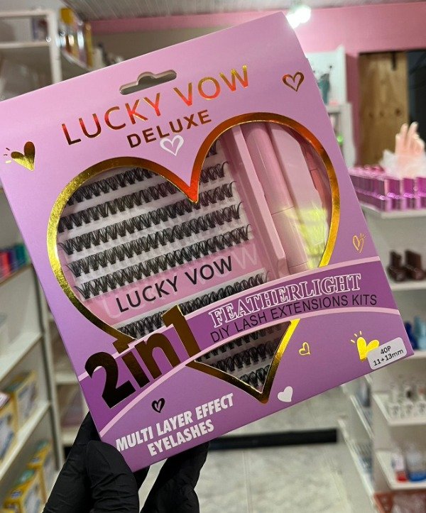 Producto - Kit pestañas punto x punto Lucky Vow