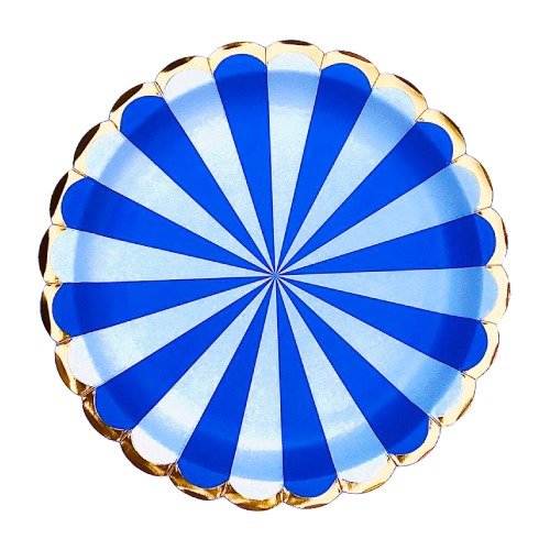 Producto - PLATO RULETA CELESTE TY CELESTE PASTEL X 8