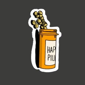 Producto - Pastillero, naranja 22